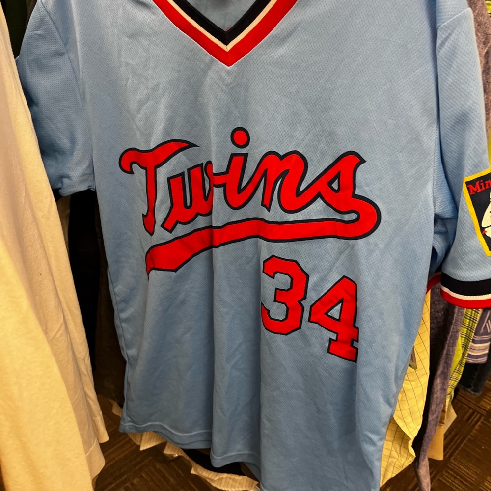 Men Puckett Twins Baseball Jersey